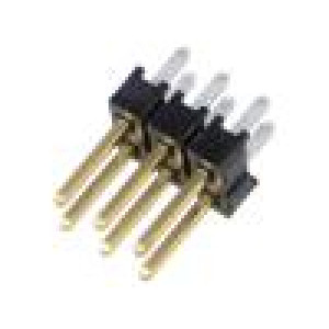 Konektor: kolíkové kolíková lišta vidlice PIN: 6 přímý 2,54mm