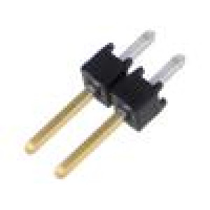 Konektor: kolíkové kolíková lišta vidlice PIN: 2 přímý 2,54mm