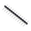 Konektor: kolíkové vidlice PIN: 12 2,54mm pocínovaný THT přímý