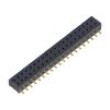 Konektor: kolíkové zásuvka PIN: 40 1,27mm zlacený SMT zásuvka
