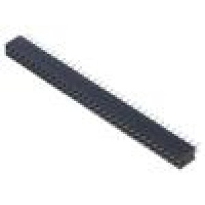 Konektor: kolíkové zásuvka zásuvka PIN: 64 přímý 2,54mm THT