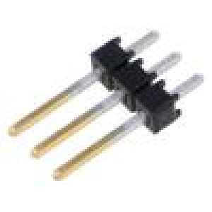 Konektor: kolíkové kolíková lišta vidlice PIN: 3 přímý 2,54mm