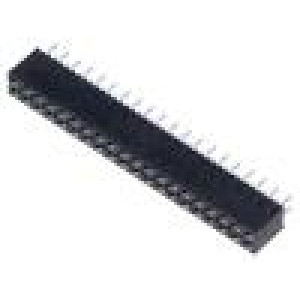 Konektor: kolíkové zásuvka zásuvka PIN: 40 přímý 2,54mm THT