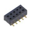 Konektor: kolíkové zásuvka PIN: 10 1,27mm zlacený SMT zásuvka