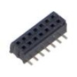 Konektor: plošný spoj-plošný spoj zásuvka PIN: 14 1mm CLM SMT