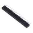 Konektor: kolíkové zásuvka PIN: 16 2,54mm pocínovaný THT přímý