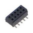 Konektor: plošný spoj-plošný spoj zásuvka PIN: 10 1mm CLM SMT
