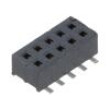 Konektor: kolíkové zásuvka PIN: 10 1,27mm zlacený SMT zásuvka