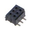 Konektor: plošný spoj-plošný spoj zásuvka PIN: 6 1mm CLM SMT