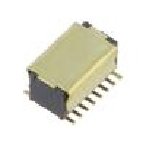 Konektor: plošný spoj-plošný spoj zásuvka PIN: 16 0,8mm CLE