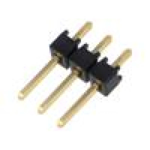 Konektor: kolíkové kolíková lišta vidlice PIN: 3 přímý 2,54mm