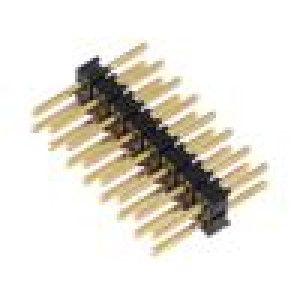 Konektor: kolíkové kolíková lišta vidlice PIN: 16 přímý 2,54mm