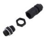 AC connector 3773 IP66/IP68 TERMINAL BLOCK 3P Black