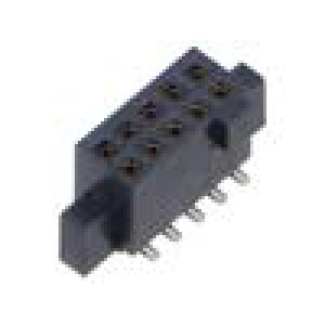 Konektor: plošný spoj-plošný spoj zásuvka PIN: 10 1,27mm SFM