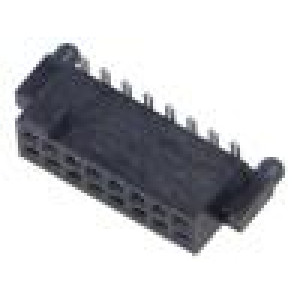 Konektor: plošný spoj-plošný spoj zásuvka PIN: 16 1,27mm SFM