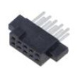 Konektor: plošný spoj-plošný spoj zásuvka PIN: 10 1,27mm SFM