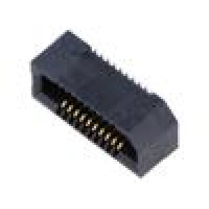 Konektor: plošný spoj-plošný spoj zásuvka PIN: 20 0,8mm ERF8