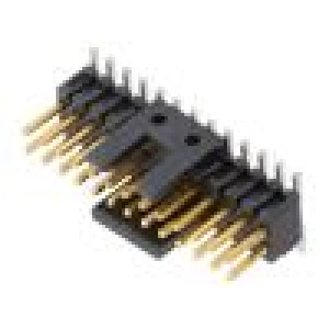 Konektor: kolíkové vidlice PIN: 26 1,27mm gold flash SMT role