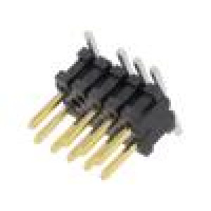 Konektor: kolíkové vidlice PIN: 10 1,27mm gold flash SMT role