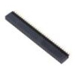 Konektor: kolíkové vidlice PIN: 64 2,54mm zlacený THT zásuvka
