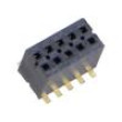 Konektor: kolíkové vidlice PIN: 10 1,27mm zlacený SMT zásuvka
