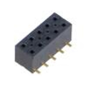 Konektor: plošný spoj-plošný spoj zásuvka PIN: 10 2mm TLE SMT