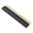 Konektor: kolíkové vidlice PIN: 64 2,54mm zlacený THT zásuvka