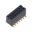 Konektor: kolíkové vidlice PIN: 14 1,27mm zlacený SMT zásuvka