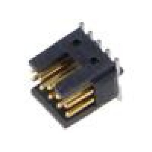 Konektor: kolíkové vidlice PIN: 10 1,27mm zlacený SMT zásuvka