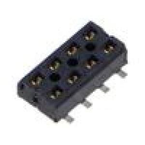 Konektor: plošný spoj-plošný spoj zásuvka PIN: 8 2mm CLT SMT
