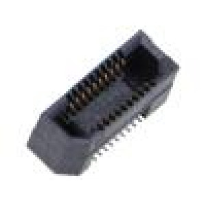 Konektor: plošný spoj-plošný spoj zásuvka PIN: 20 0,8mm ERF8