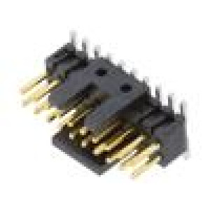 Konektor: kolíkové vidlice PIN: 20 1,27mm gold flash SMT role