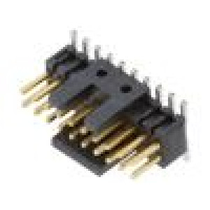 Konektor: kolíkové vidlice PIN: 20 1,27mm zlacený SMT zásuvka
