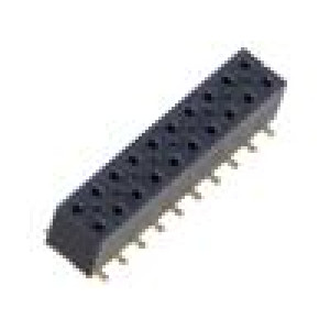 Konektor: plošný spoj-plošný spoj zásuvka PIN: 20 2mm TLE SMT