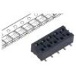 Konektor: kolíkové zásuvka PIN: 10 2,54mm zlacený SMT zásuvka