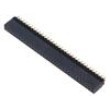 Konektor: kolíkové vidlice PIN: 64 2,54mm zlacený THT zásuvka