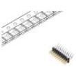 Konektor: kolíkové vidlice PIN: 20 2,54mm zlacený SMT svislý