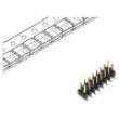 Konektor: kolíkové vidlice PIN: 16 2,54mm zlacený SMT svislý