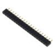 Konektor: kolíkové zásuvka PIN: 20 2,54mm zlacený THT zásuvka
