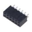 Konektor: kolíkové zásuvka PIN: 12 2mm zlacený THT zásuvka