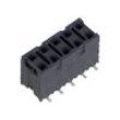 Konektor: kolíkové zásuvka PIN: 10 2,54mm zlacený SMT zásuvka