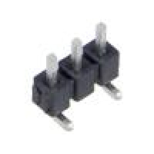 Konektor: kolíkové vidlice PIN: 3 2,54mm pocínovaný SMT svislý