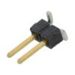 Konektor: kolíkové vidlice PIN: 2 2,54mm zlacený SMT svislý