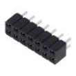 Konektor: kolíkové zásuvka PIN: 14 2,54mm pocínovaný THT