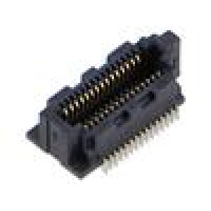 Konektor: plošný spoj-plošný spoj zásuvka PIN: 15 0,4mm SS4