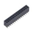 Konektor: kolíkové zásuvka PIN: 28 2mm zlacený THT zásuvka