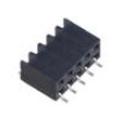Konektor: kolíkové zásuvka PIN: 10 2,54mm zlacený SMT zásuvka