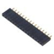 Konektor: kolíkové zásuvka PIN: 16 2,54mm zlacený THT zásuvka