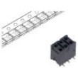 Konektor: kolíkové zásuvka PIN: 6 2,54mm zlacený SMT zásuvka