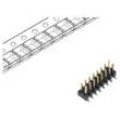 Konektor: kolíkové vidlice PIN: 16 2,54mm zlacený SMT svislý